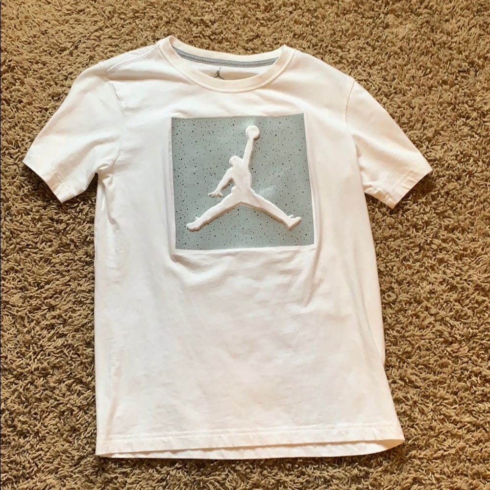 White and Gray Jordan t-shirt